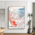 Collage of Textures 1 Abstract Painting with Eclectic Charm WINK194