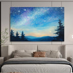 Starry Night Landscape - Celestial Wonder ABS013