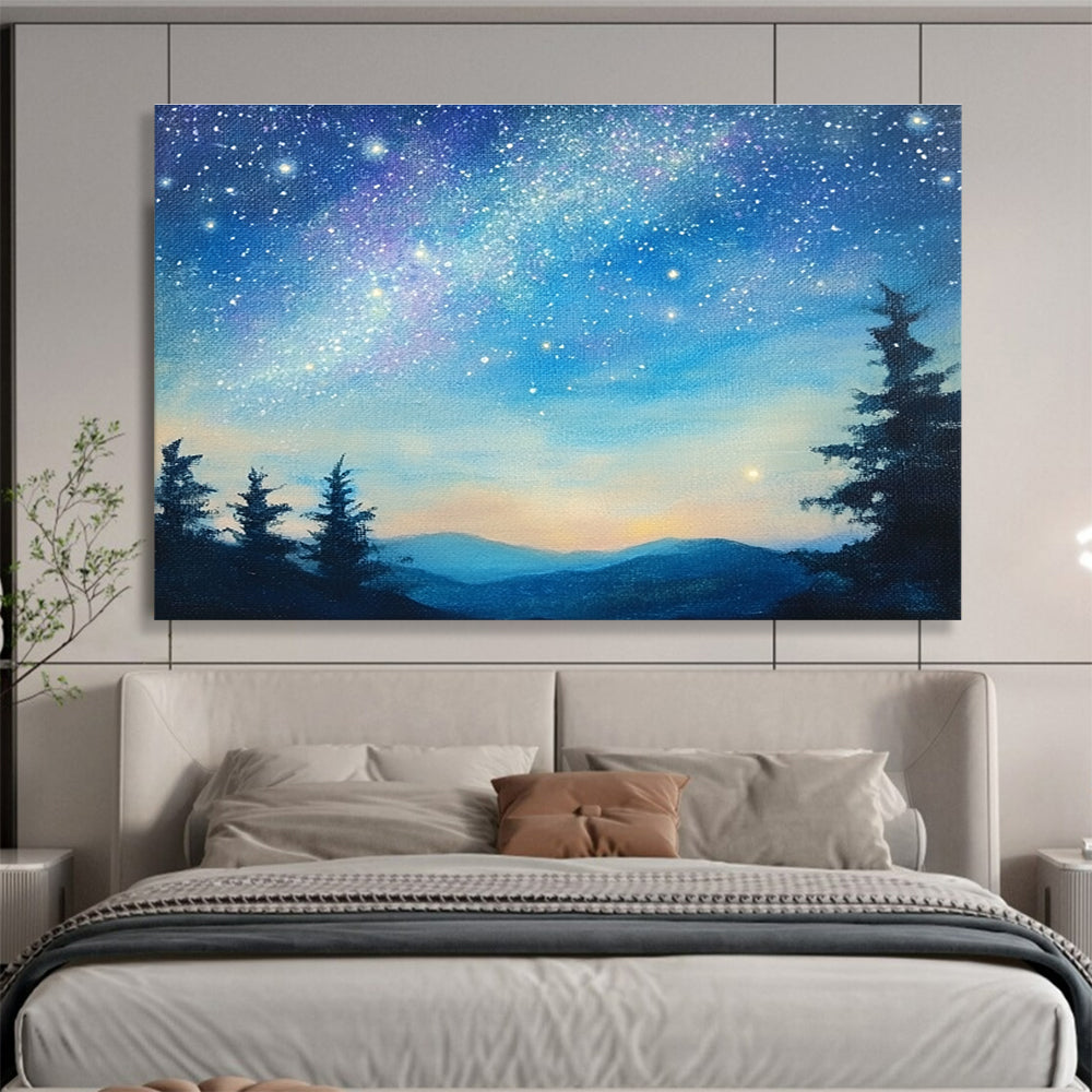 Starry Night Landscape - Celestial Wonder ABS013