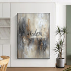 Abstract “Modern” Text Painting for Contemporary Design Studios GAB1235