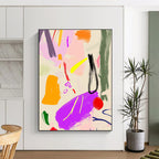 Colorful Playful Abstract Painting with Joyful Chaos WINK329