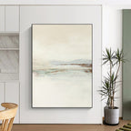 Calming Soft - Toned Abstract Landscape for Neutral Interiors HENG224