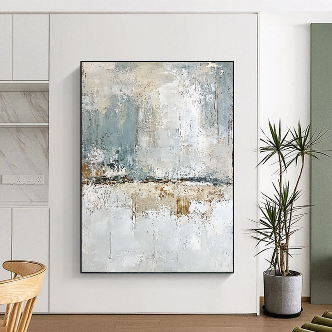 Soft Toned Abstract Painting for Calming Spaces GAB0741