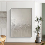 Textured Grey Abstract - Tactile Minimalist Art GAB0412