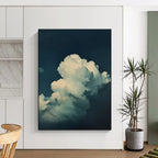 Night Sky Clouds Abstract Painting for Bedroom Ceiling Spaces HENG020