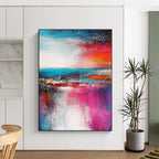 Coastal Abstract - Dynamic Seaside Art GAB0546