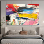 Bold Color Abstract - Chaos and Harmony ABS029