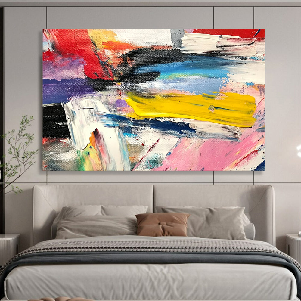 Bold Color Abstract - Chaos and Harmony ABS029