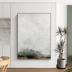 Ethereal Misty Landscape Abstract for Serene Bedrooms HENG221