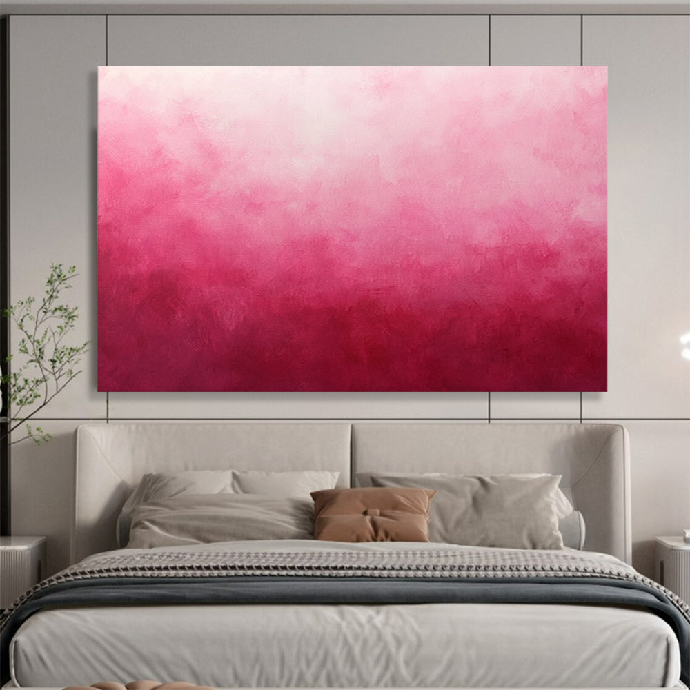 Pink Gradient Abstract Painting with Soothing Ambiance ABS429