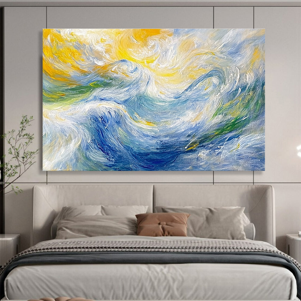 Swirling Wave Abstract - a Dance of Colors and Motion ABS006