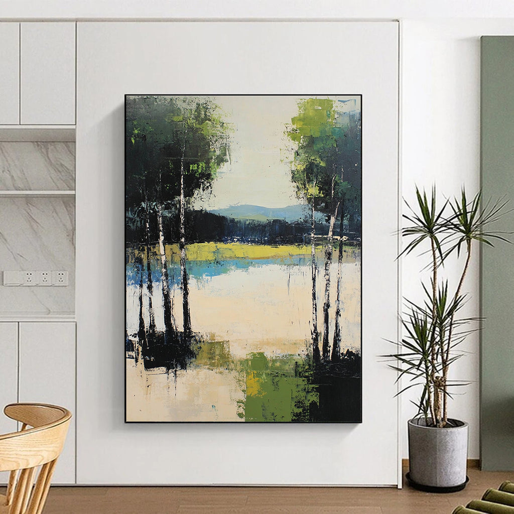 Lake Forest Abstract - Contemporary Nature Art GAB0549