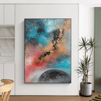Cosmic Abstract Scene Painting with Mysterious Allure WINK333