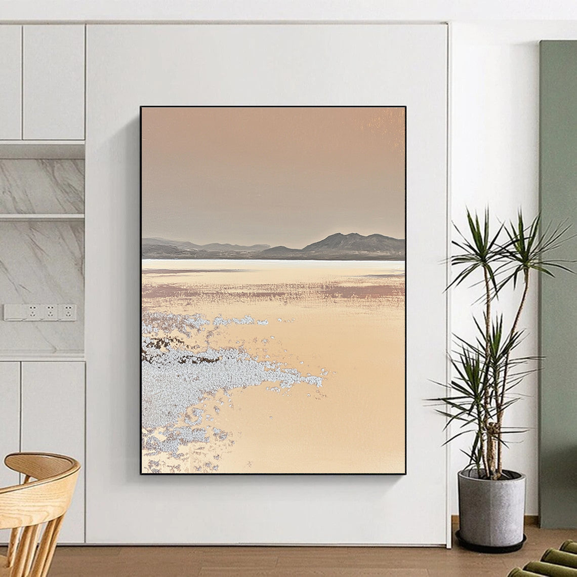 Desert Landscape Serene Abstract Painting for Nature - Inspired Interiors GAB1481