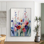 Colorful Flower Bouquet Painting of Vibrant Blooms GAB0127