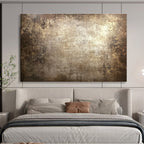 Bronze - Textured Abstract  Timeless Rustic Charm ABS072