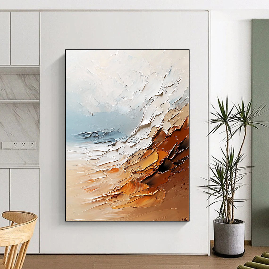 Textured Landscape - 3D Effect Abstract Painting GAB0610