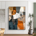 Abstract Portrait Collage Painting for Art - Centric Hallways GAB1026