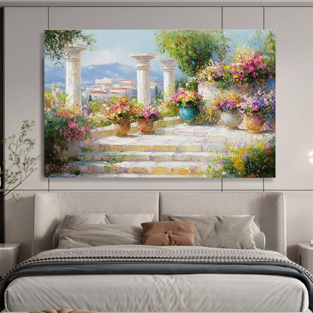 Classical Garden with Columns  Timeless Beauty ABS059