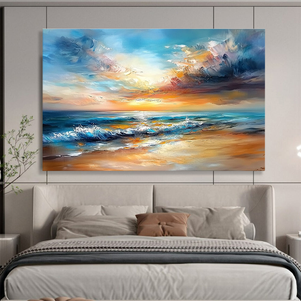 Colorful Clouds and Waves - a Symphony of Sky and Sea ABS009