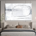 Minimalist Line Abstract Painting for Modern Offices YHT140