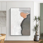 Coastal Abstract Painting for Nautical - Themed Bedrooms GAB1033