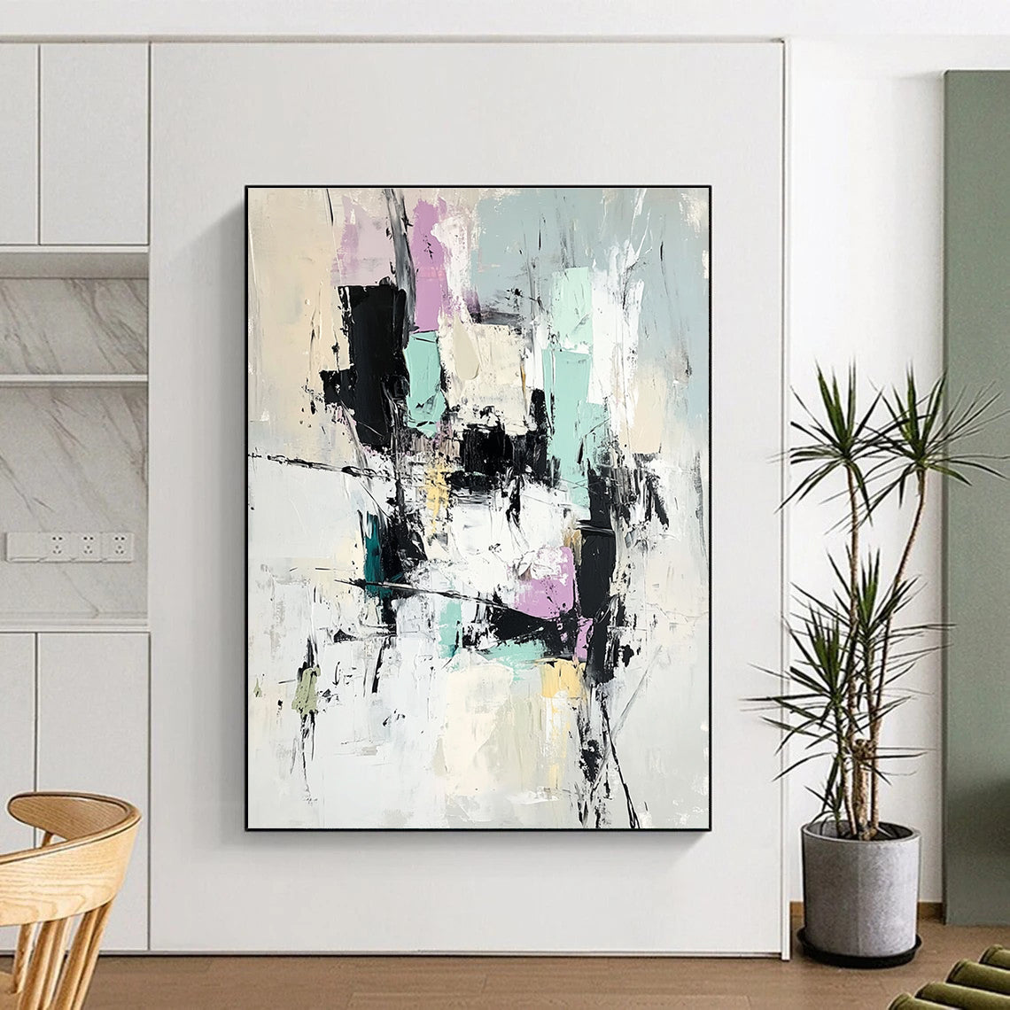 Colorful Abstract Fusion Painting with Energetic Diversity WINK456