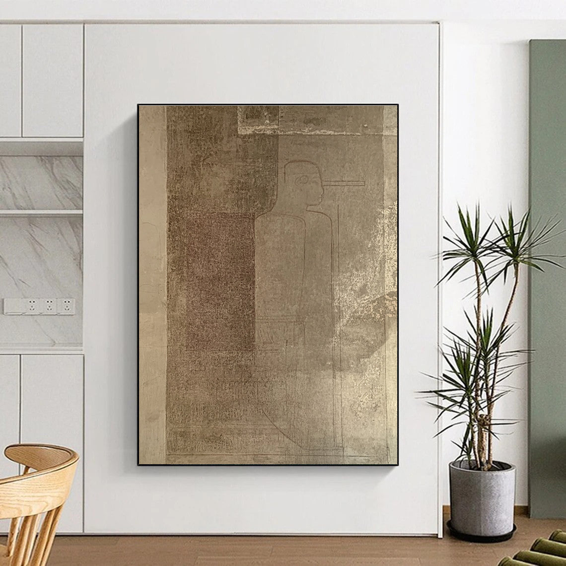Ancient Figure Sketch Historical Abstract Painting GAB0313