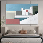 Architectural Geometric Abstract  Sleek Urban Simplicity ABS080