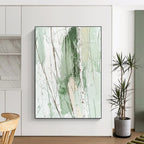 Green Tree Abstract Painting for Nature - Inspired Bedrooms GAB0752