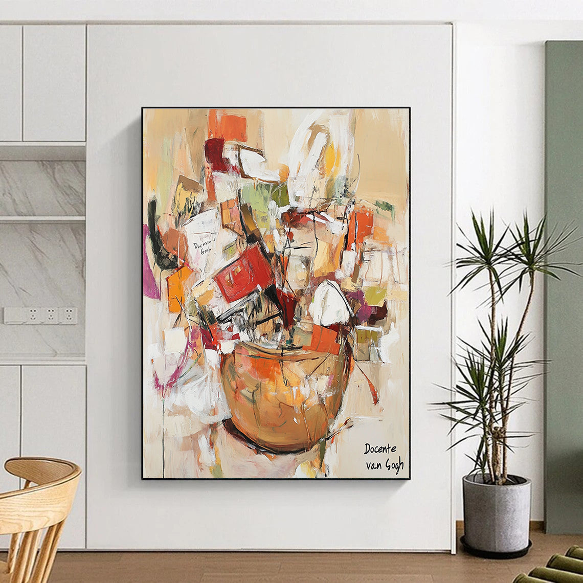 Abstract Still Life Painting for Eclectic Dining Areas GAB1112