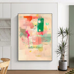 Colorful Abstract Collage Abstract Painting with Playful Energy WINK272