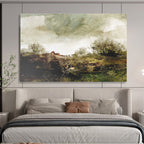 Textured Landscape Abstract Painting for Art Galleries YHT122