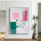 Pastel Color Abstract - Playful Contemporary Abstract Painting GAB0656