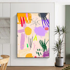 Colorful Abstract Doodles - Playful Expressive Abstract Art GAB0442