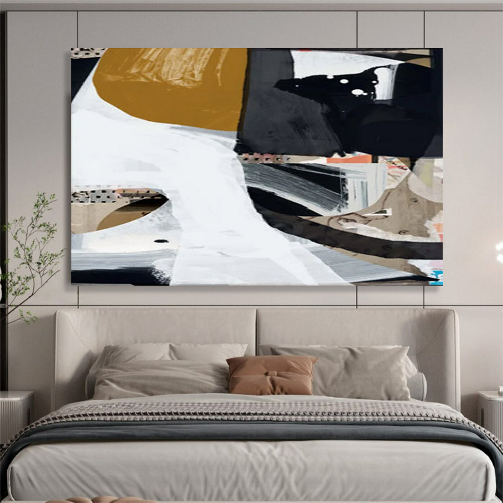 Collage - Style Abstract Painting for Creative Studios YHT127