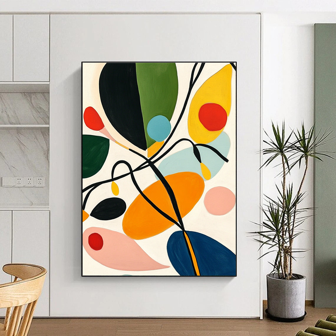 Colorful Organic Shapes - Playful Abstract Art GAB0403