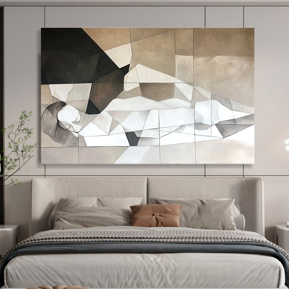 Geometric Nude Abstract  Modern Grace ABS049