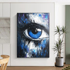 Expressive Abstract Eye Painting for Art - Centric Studios GAB1119