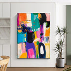 Bright Color Block Abstraction - Playful Modern Art GAB0381