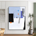Playful Abstract Forms Painting with Whimsical Creativity WINK158