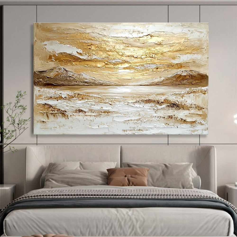 Gold - Textured Landscape  Opulent Natural Serenity ABS073