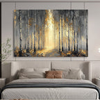 Misty Forest Abstract Painting for Nature - Themed Spas YHT159
