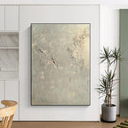 Gray Textured Background Abstract Painting with Industrial Charm WINK037