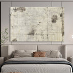 Gray Textured Background Abstract Painting with Industrial Charm ABS612