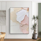 Pastel Abstract Petals Painting with Delicate Beauty WINK427