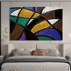 Colorful Geometric Intersections  A Play of Shapes ABS032