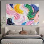 Colorful Curved Brushstrokes - Playful Palette ABS028