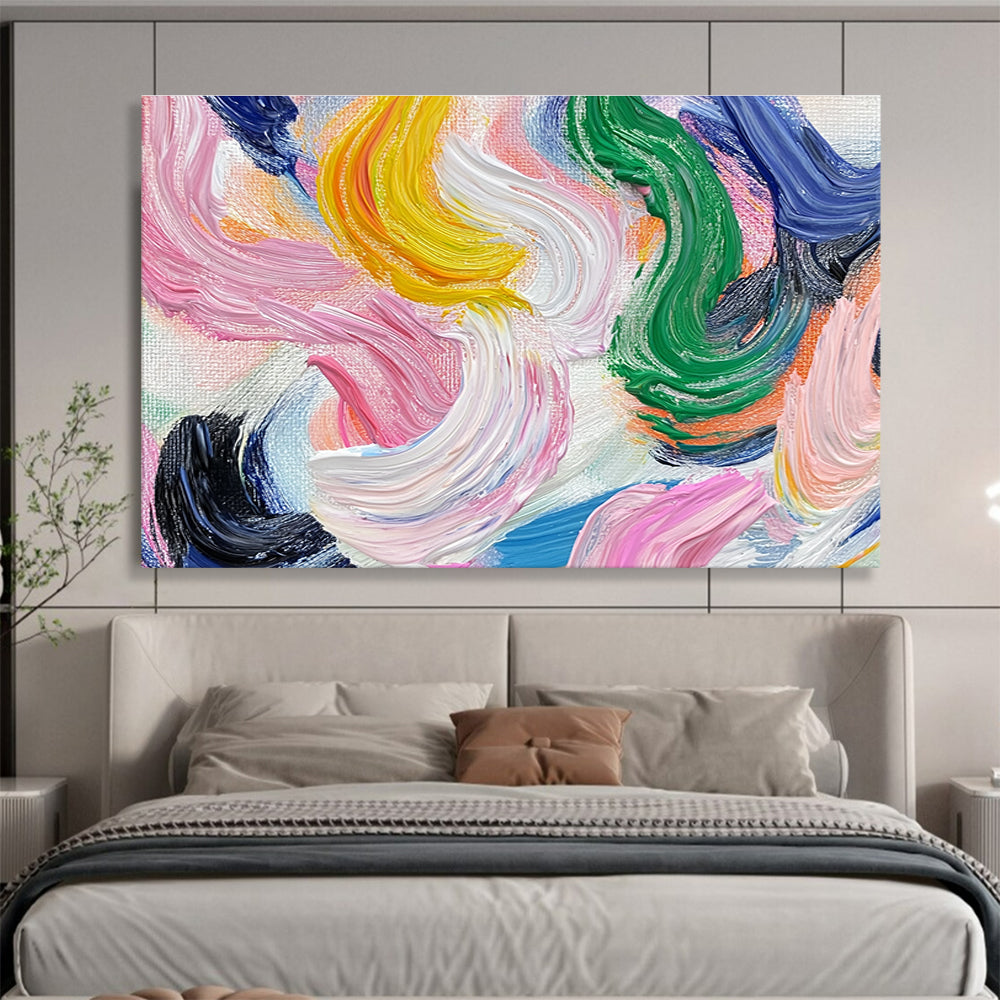 Colorful Curved Brushstrokes - Playful Palette ABS028