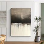 Gradient Textured Abstract Painting for Industrial - Styled Spaces GAB1100